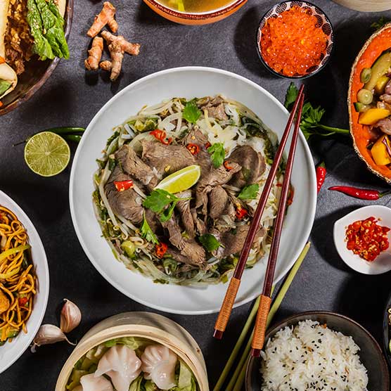 Chinese rijsttafels